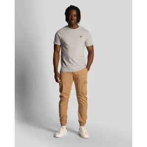 Pantaloni Uomo Lyle & Scott - Taglio Regolare, Beige, 97% Cotone 3% Elastan, Vita Media, Perfetti Per Look Casual